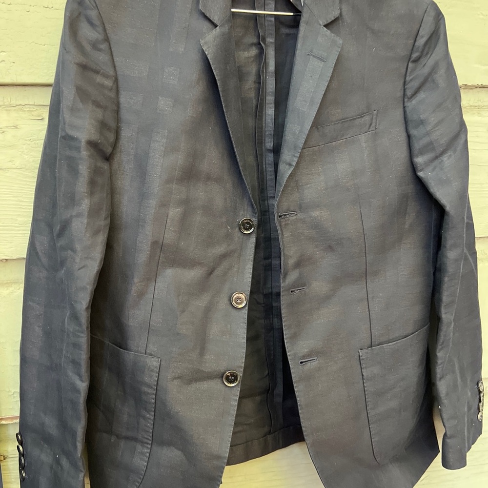 Burberry Men's Black Blazer